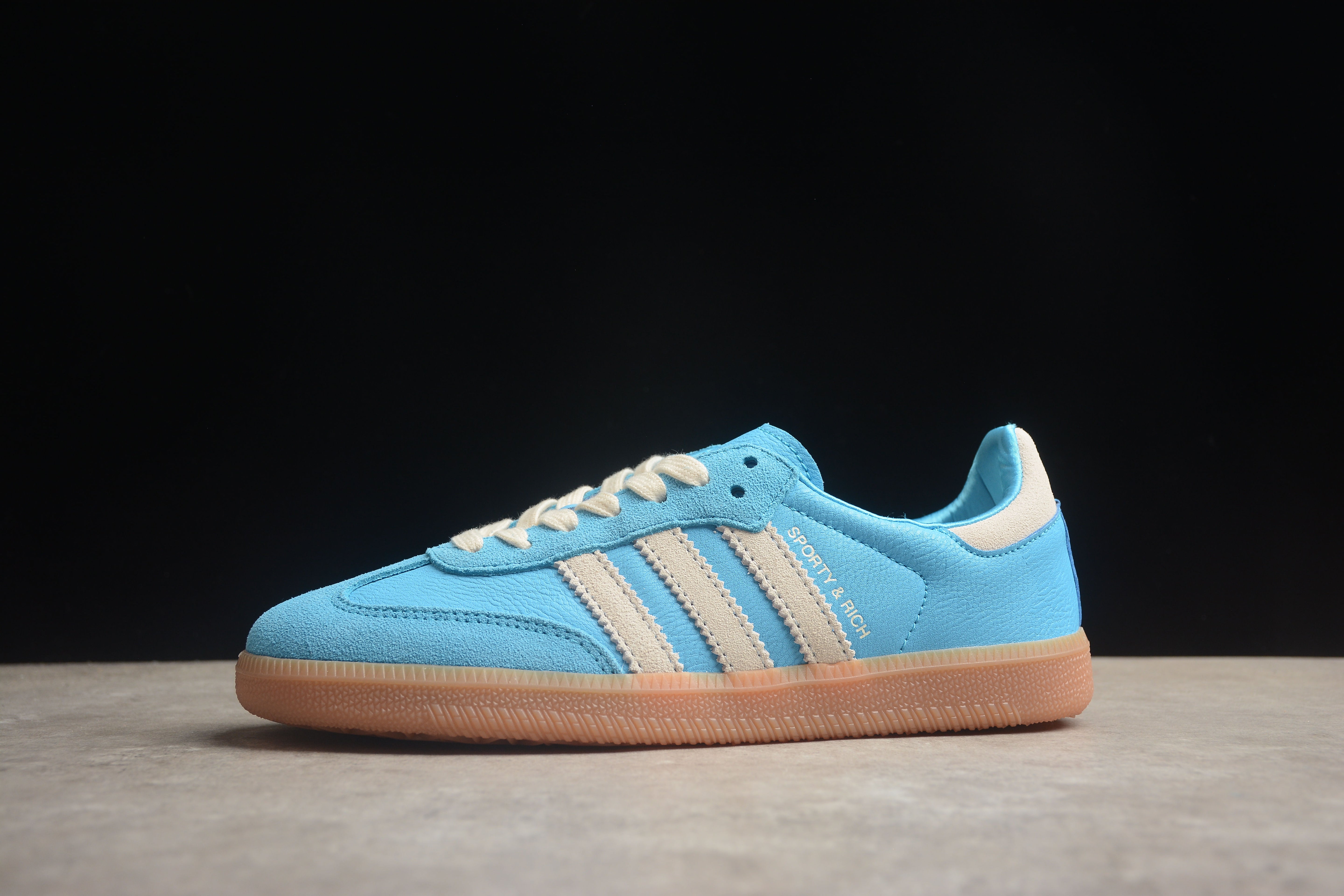 Sporty & Rich x adidas Samba OG - Blue Rush