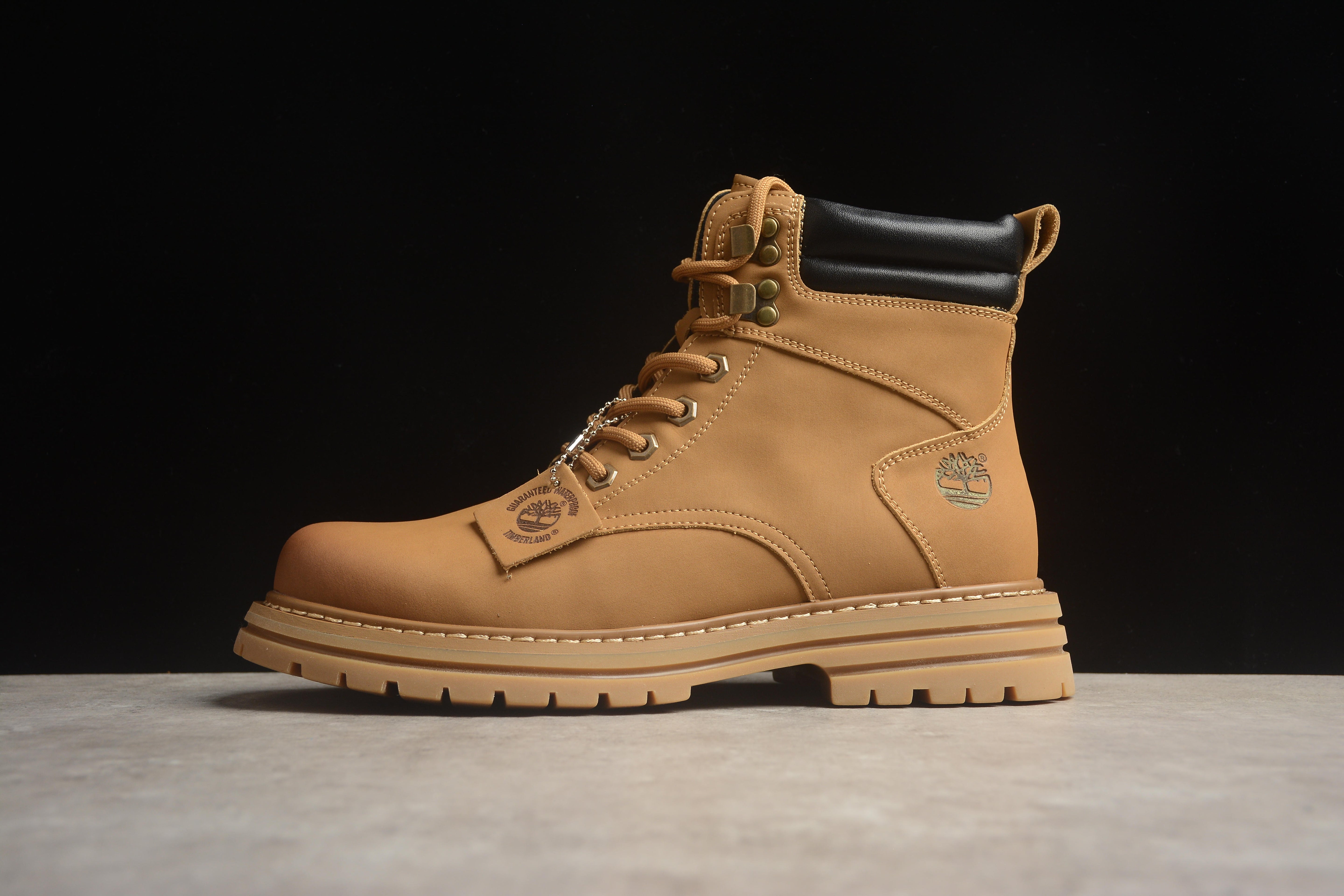 Timberland Premium - Couro com Pele de Porco (Caramelo)