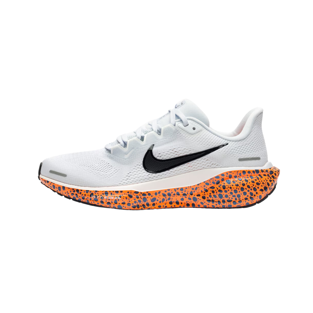 Air Zoom Pegasus 41 - Branco com a sola Laranja