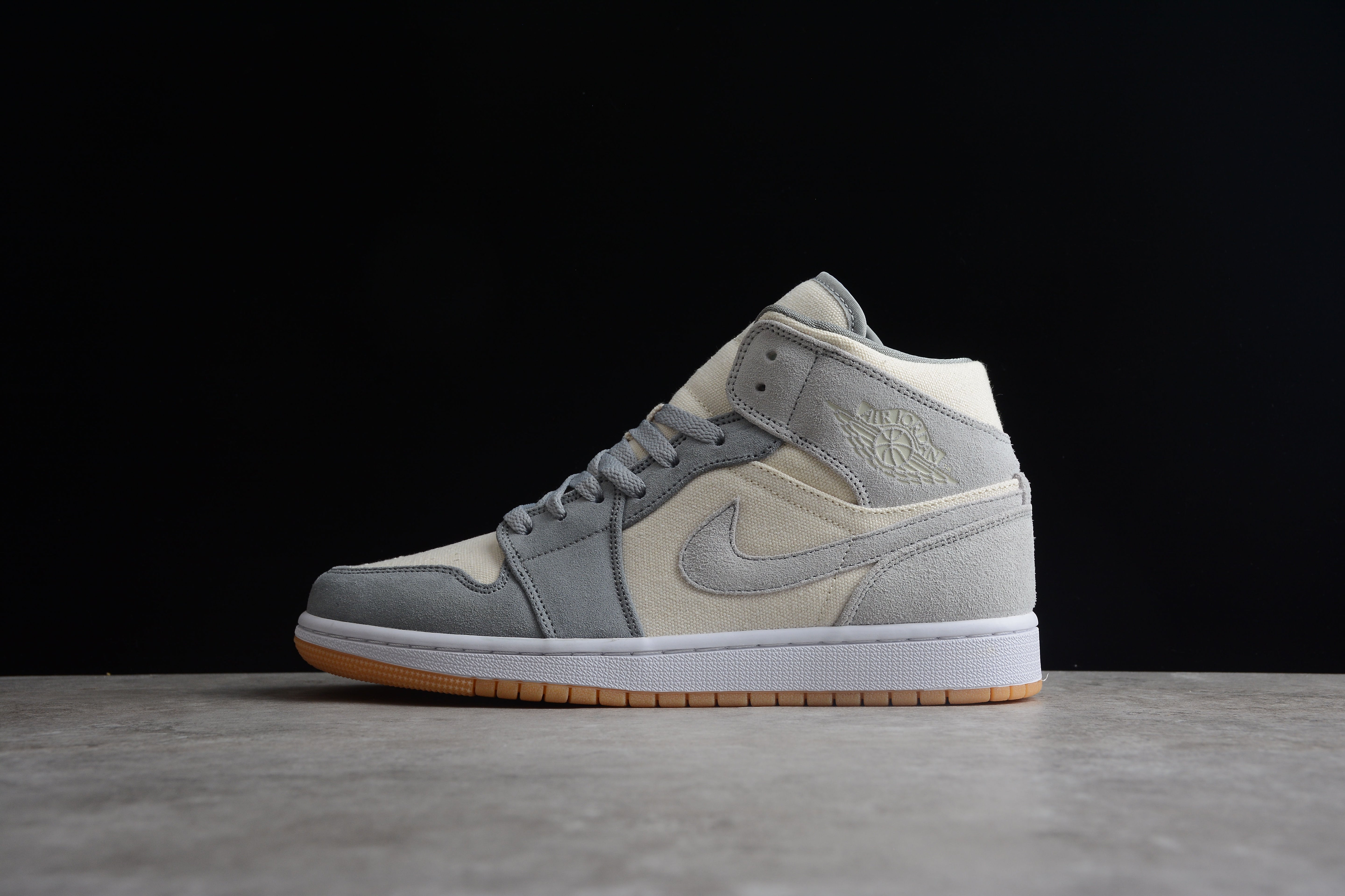 Air Jordan 1 Mid - Coconut Milk Particle Grey