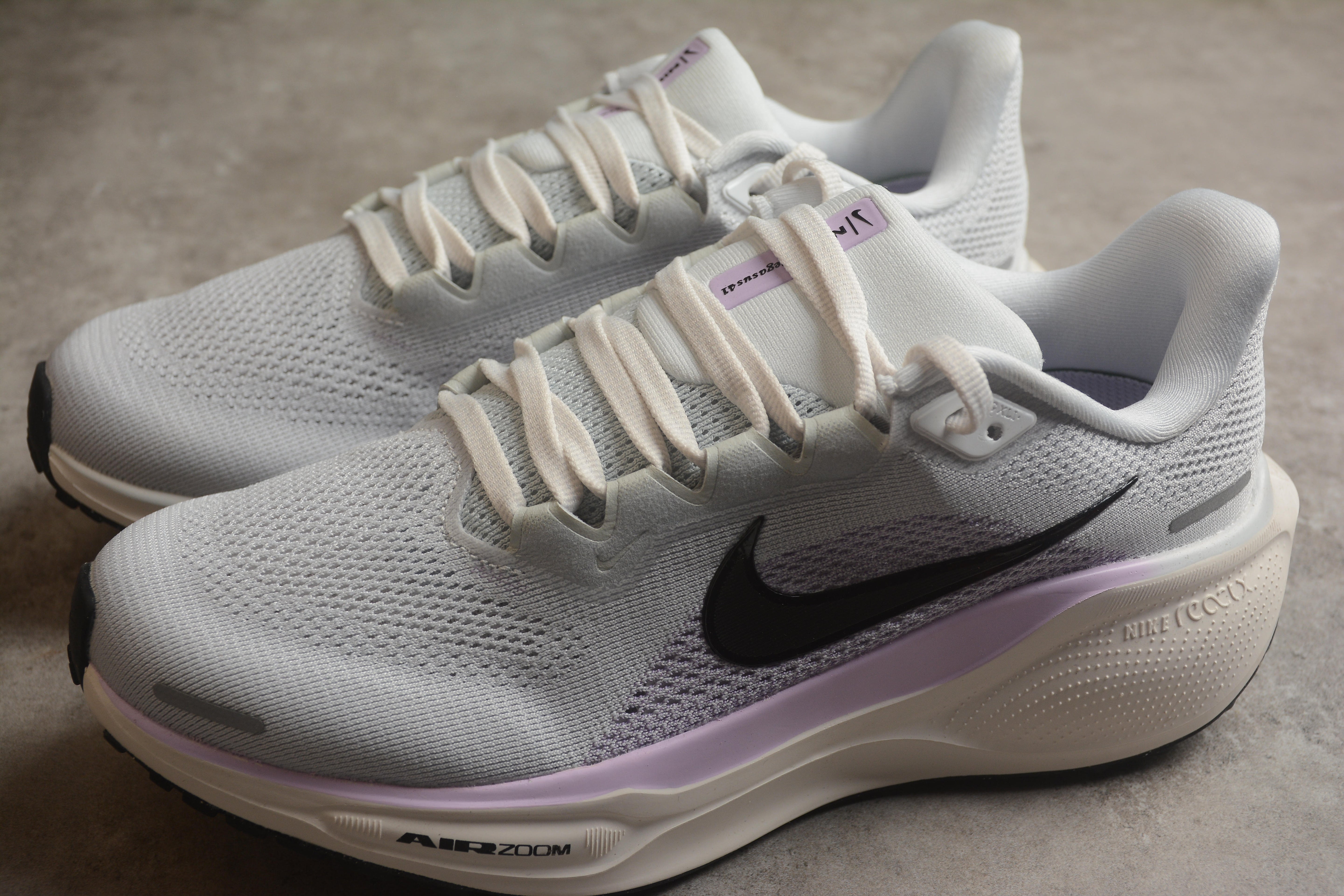 Air Zoom Pegasus 41 - Cinza e Roxo