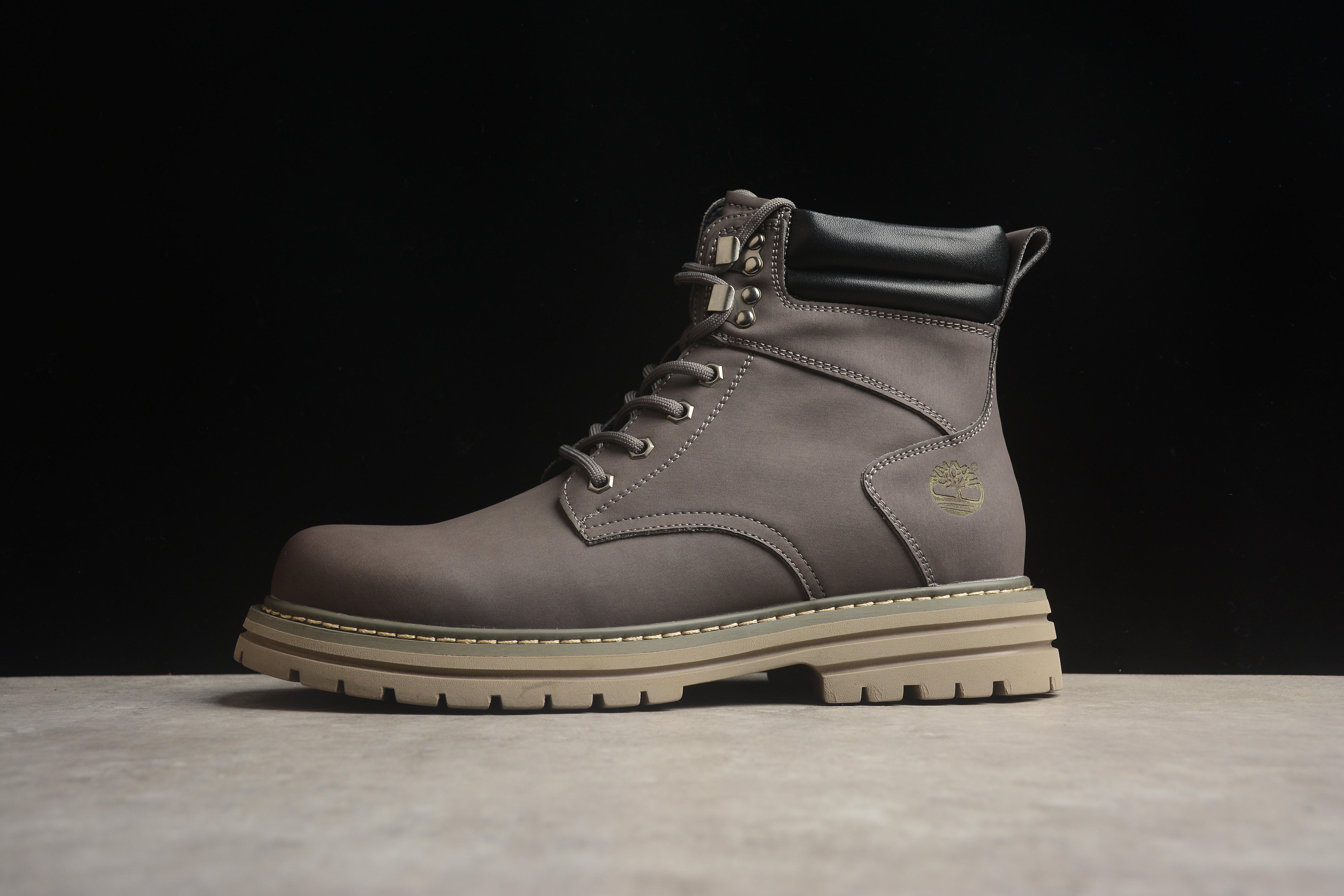 Timberland Premium - Couro com Pele de Porco (Chumbo)